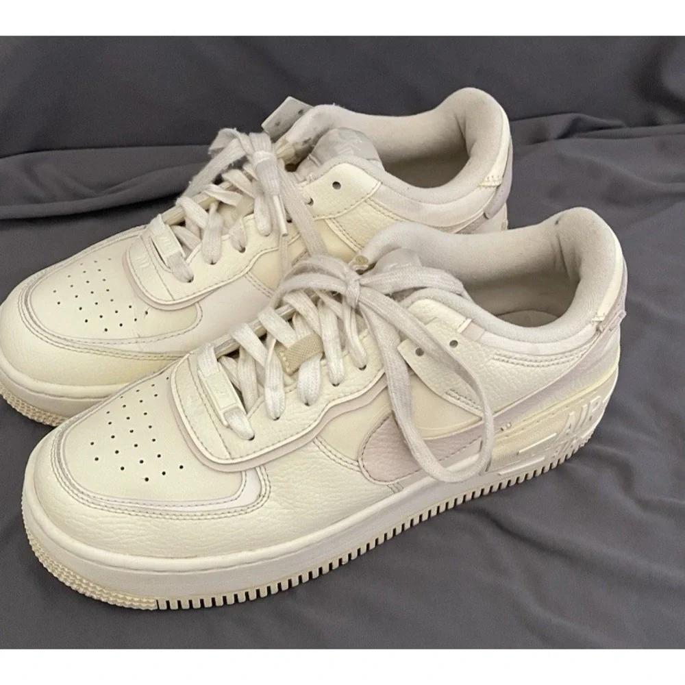 Nike Air Force 1 Low Shoes Sneaker Shadow Coconut Milk Women's Size 9.5